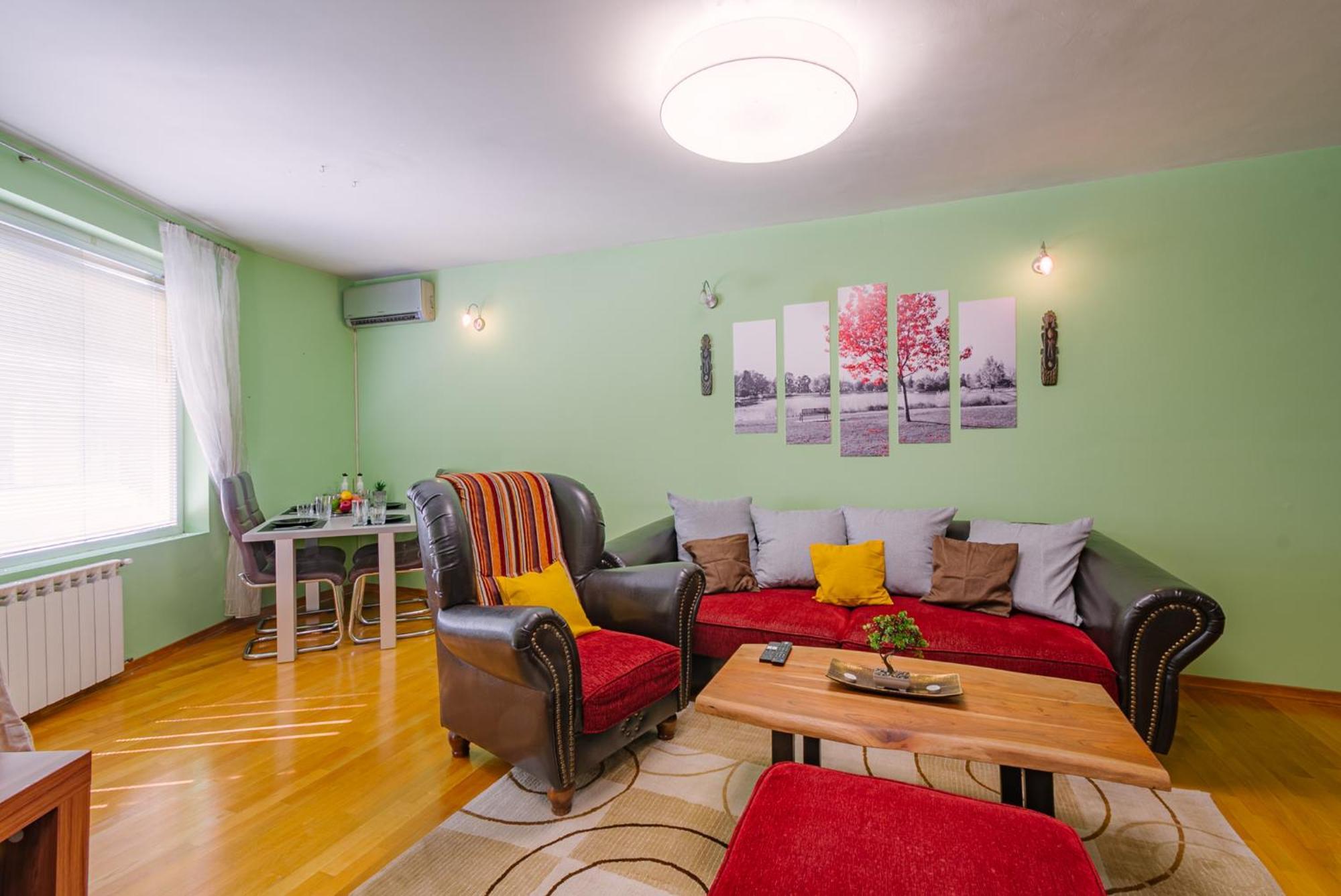 Top Center Spacious Apartment With Ac And Free Underground Parking Sofya Dış mekan fotoğraf