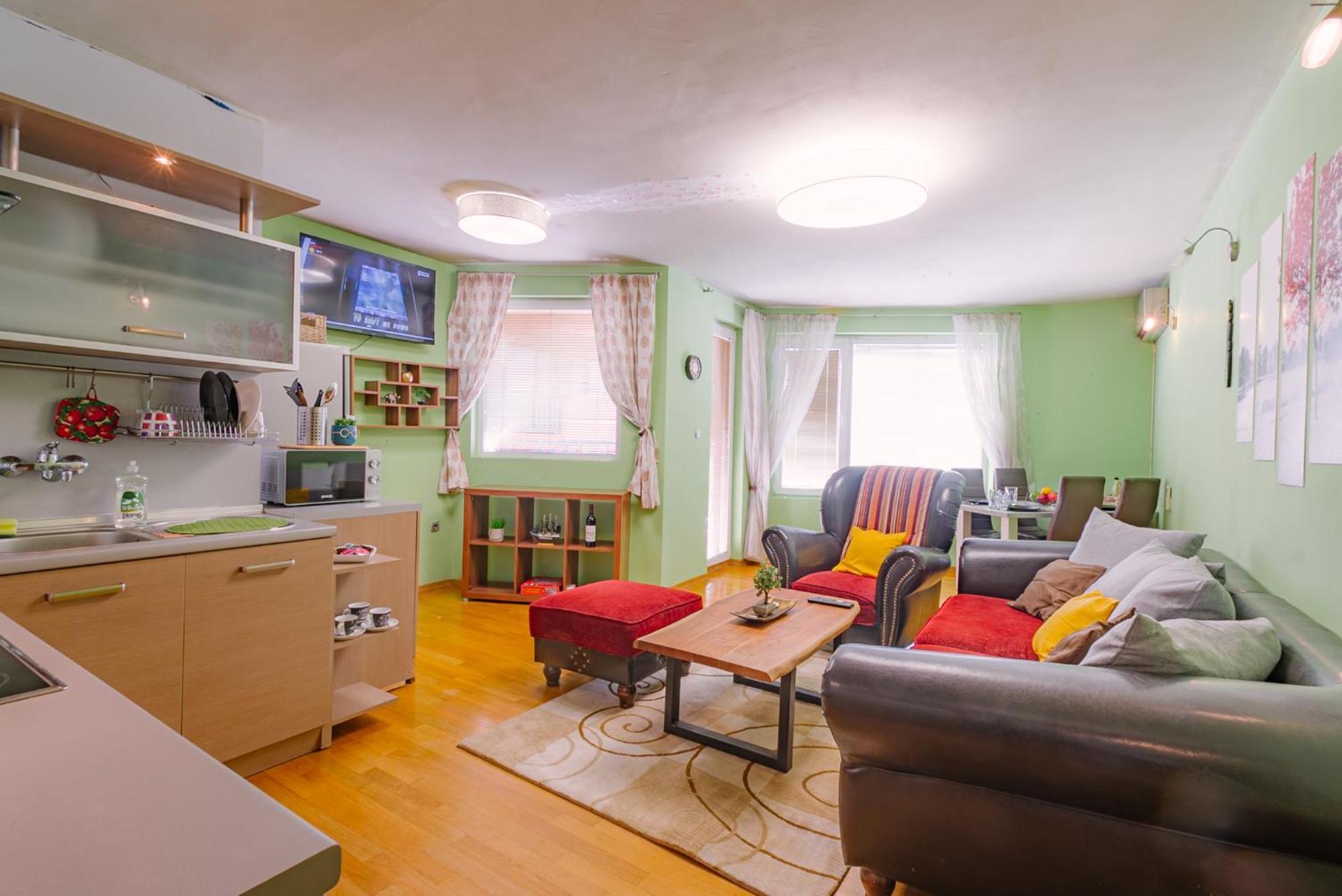 Top Center Spacious Apartment With Ac And Free Underground Parking Sofya Dış mekan fotoğraf